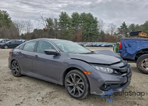 2021 Honda Civic Sport z USA, uszkodzony, nr VIN 2HGFC2F84MH546054